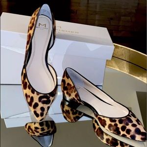 BRAND NEW: Marc Fisher Leopard Pointed-Toe Flats
